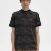 Argyle-Jacquard-T-Shirt für Herren