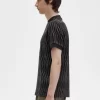 Argyle-Jacquard-T-Shirt für Herren