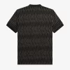 Argyle-Jacquard-T-Shirt für Herren