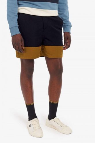 Badeshorts mit Farbblockdesign