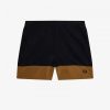 Badeshorts mit Farbblockdesign