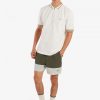 Badeshorts mit Farbblockdesign