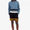 Badeshorts mit Farbblockdesign