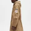 Bedruckter Herrenparka