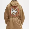 Bedruckter Herrenparka