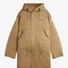 Bedruckter Herrenparka