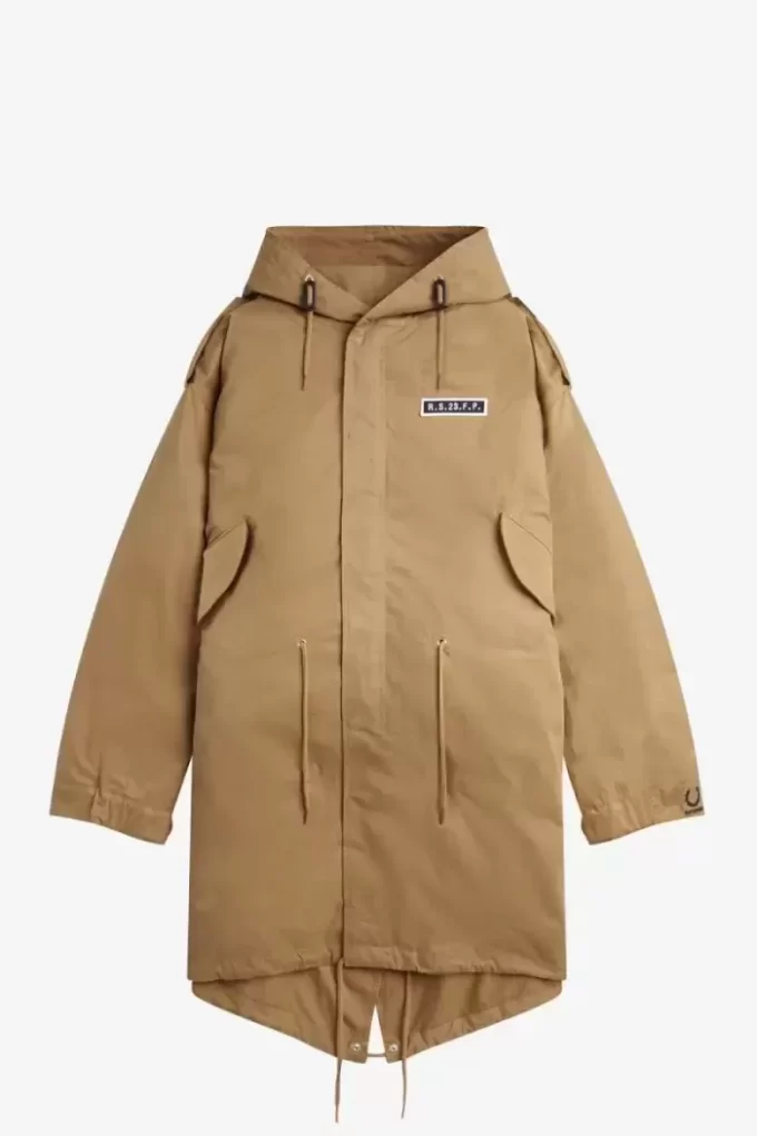 Bedruckter Herrenparka