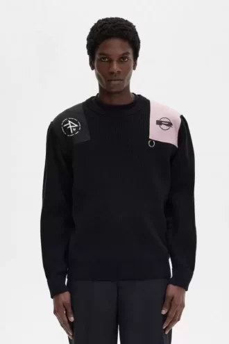 Bedruckter Herrenpullover