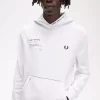 Bedrucktes Kapuzensweatshirt für Herren