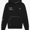 Bedrucktes Kapuzensweatshirt für Herren