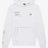 Bedrucktes Kapuzensweatshirt für Herren