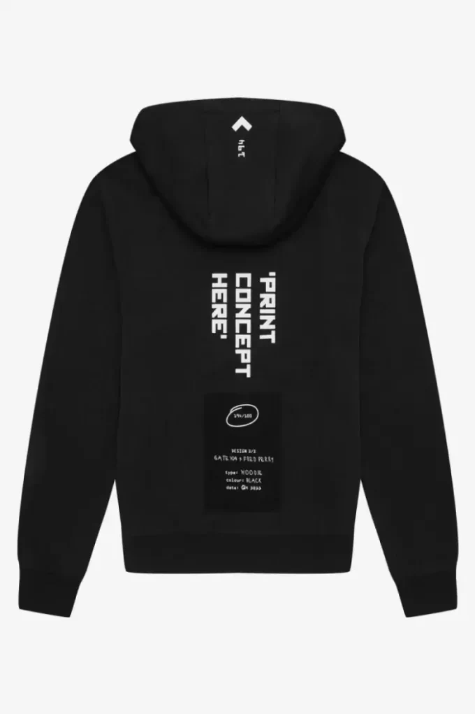 Bedrucktes Kapuzensweatshirt für Herren