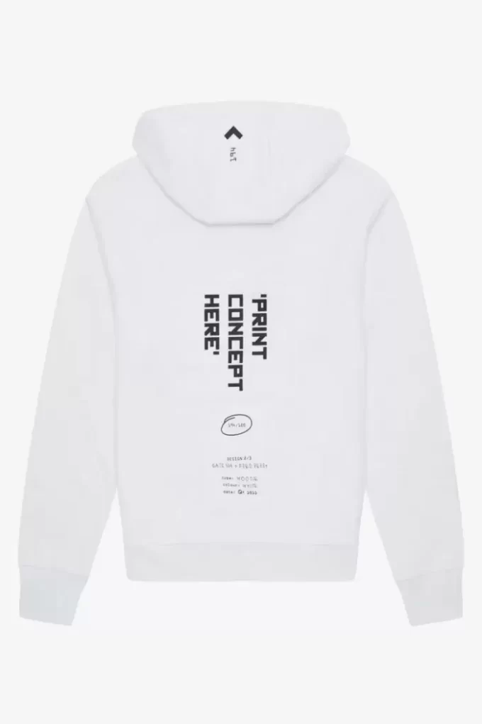 Bedrucktes Kapuzensweatshirt für Herren