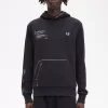 Bedrucktes Kapuzensweatshirt für Herren