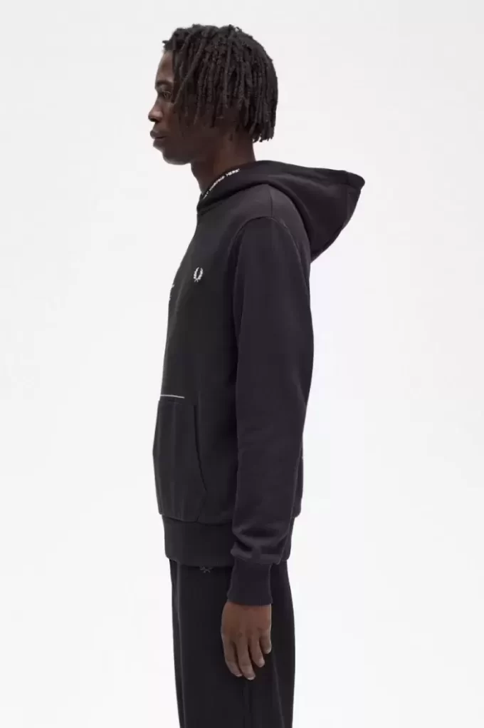 Bedrucktes Kapuzensweatshirt für Herren