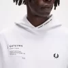 Bedrucktes Kapuzensweatshirt für Herren