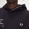 Bedrucktes Kapuzensweatshirt für Herren