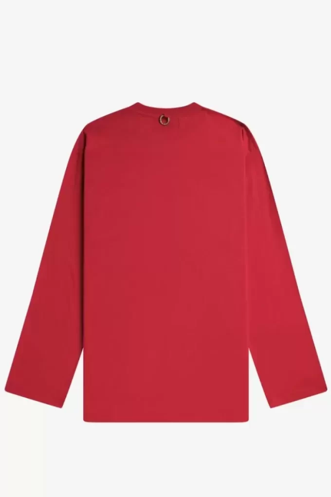 Bedrucktes Langarm-T-Shirt für Herren