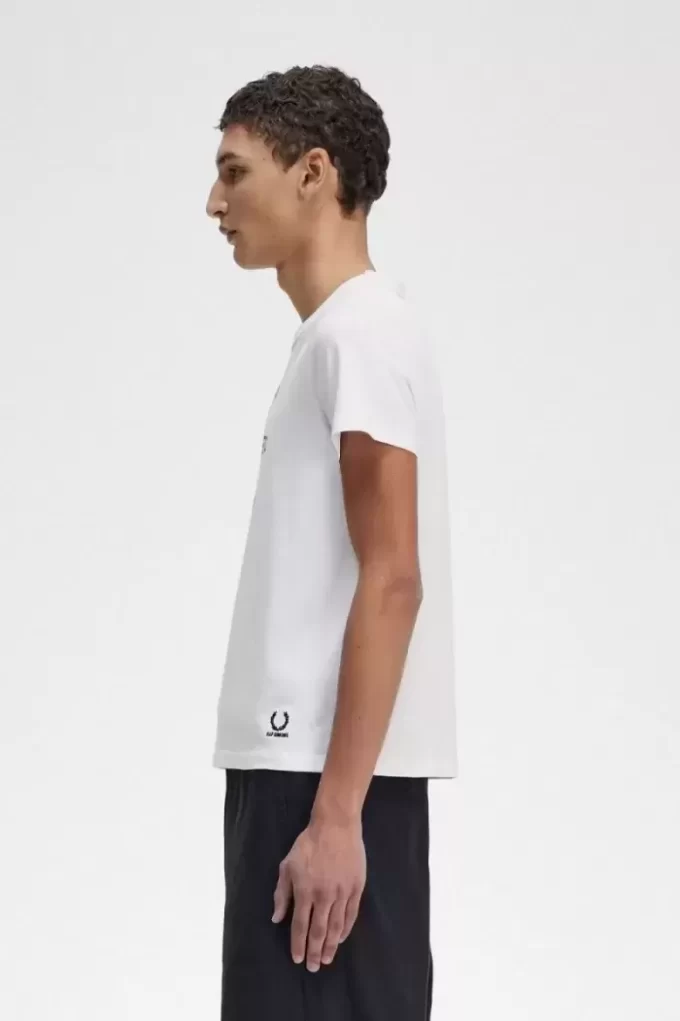 Bedrucktes Slim-Fit Herren-T-Shirt