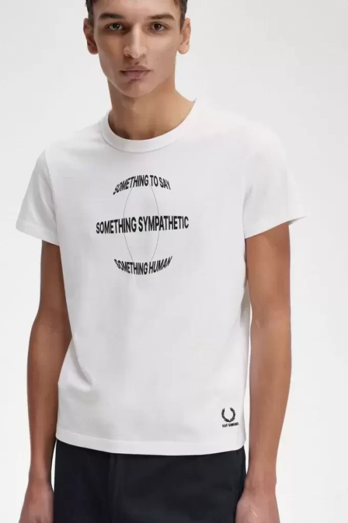 Bedrucktes Slim-Fit Herren-T-Shirt
