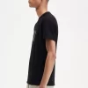 Beflocktes Lorbeerkranz-Herren-T-Shirt