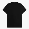 Beflocktes Lorbeerkranz-Herren-T-Shirt