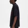 Übergroßes bedrucktes Herren-Poloshirt