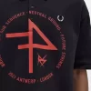 Übergroßes bedrucktes Herren-Poloshirt