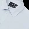Übergroßes Herrenhemd mit Patch-Detail