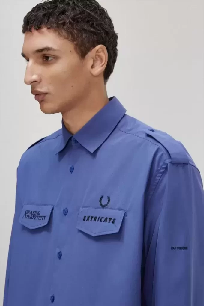 Übergroßes Utility-Herrenhemd