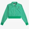 Bestickte Gingham-Damenjacken