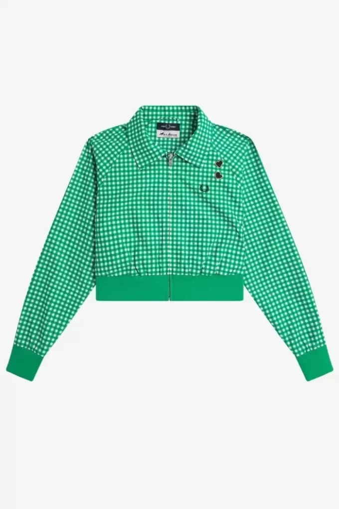Bestickte Gingham-Damenjacken