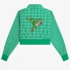 Bestickte Gingham-Damenjacken