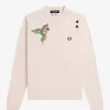 Bestickter Damenpullover