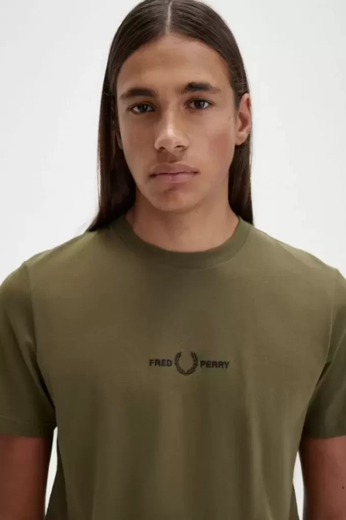 Besticktes Herren-T-Shirt