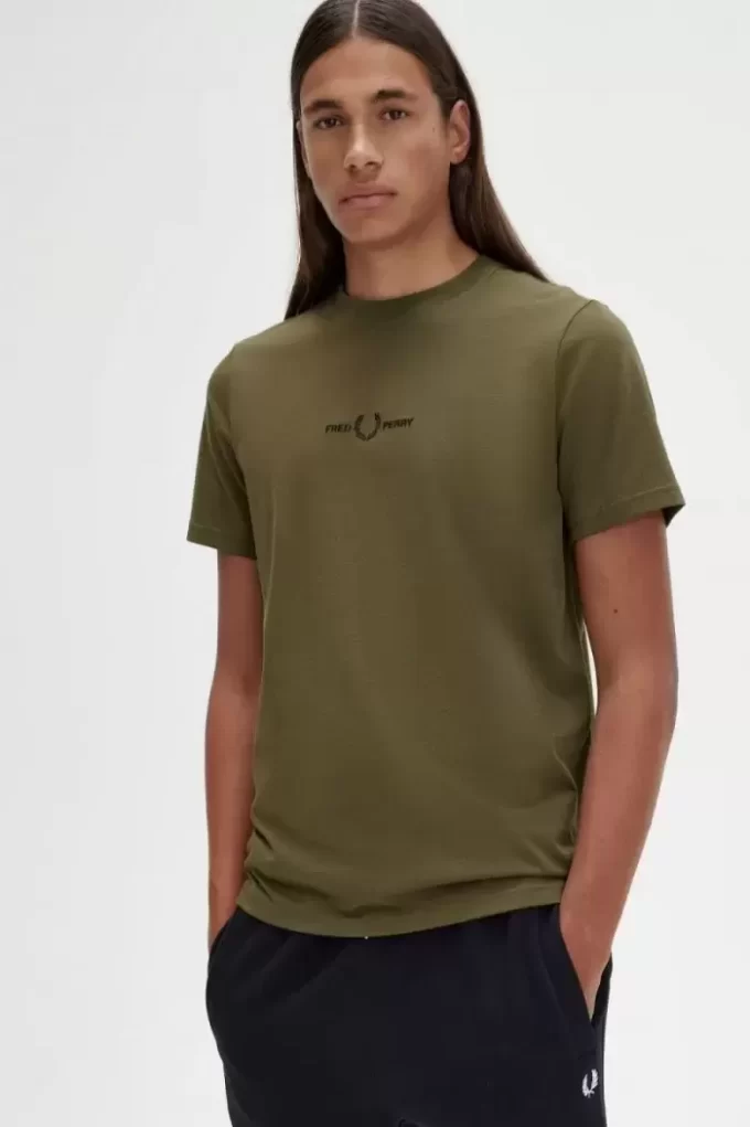 Besticktes Herren-T-Shirt
