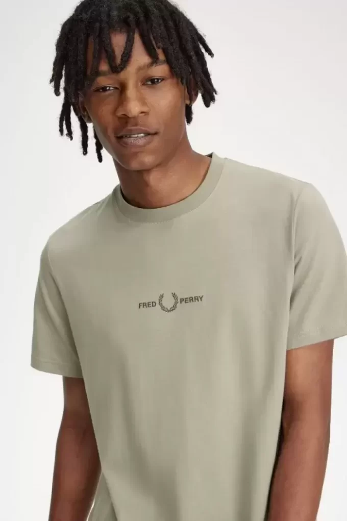 Besticktes Herren-T-Shirt