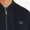 Bomberkragen-Shirts mit durchgehendem Reißverschluss