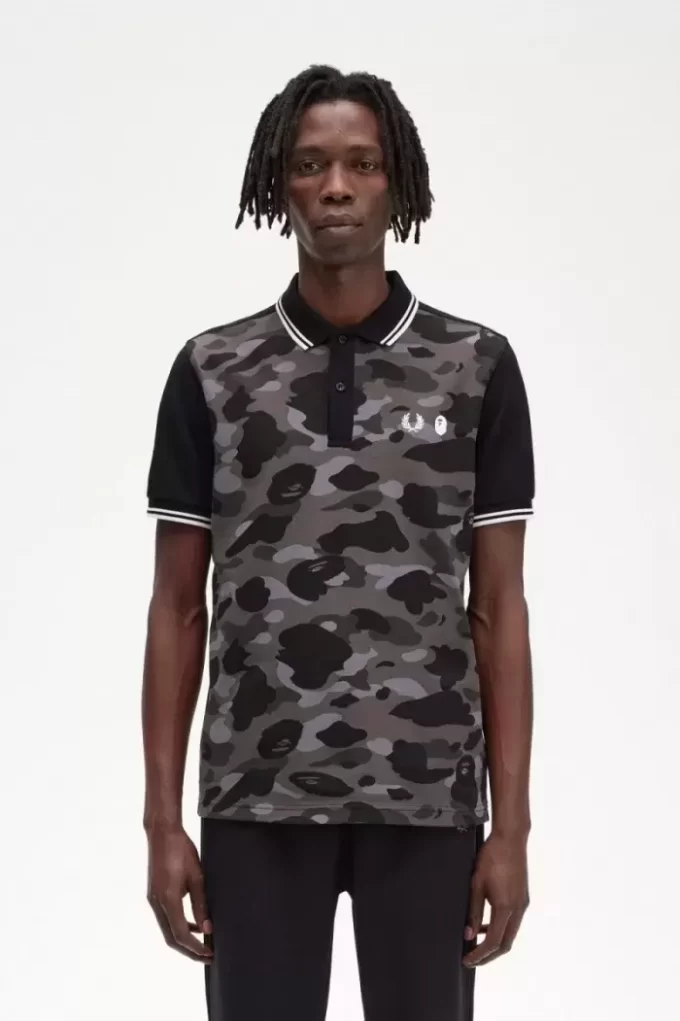 Camouflage Herrenhemd
