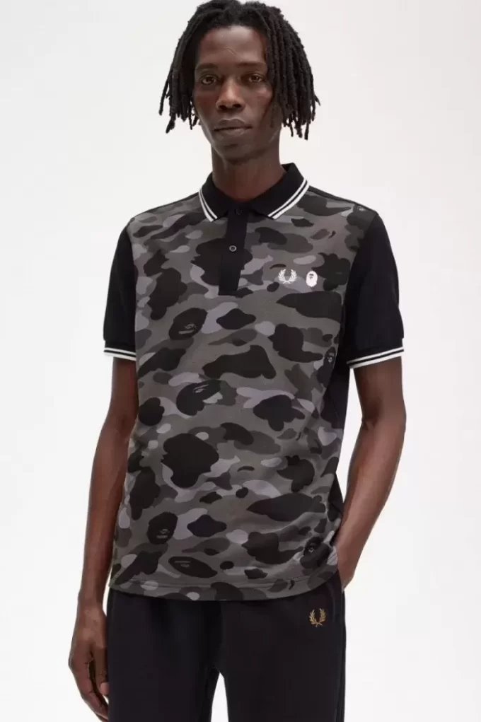 Camouflage Herrenhemd