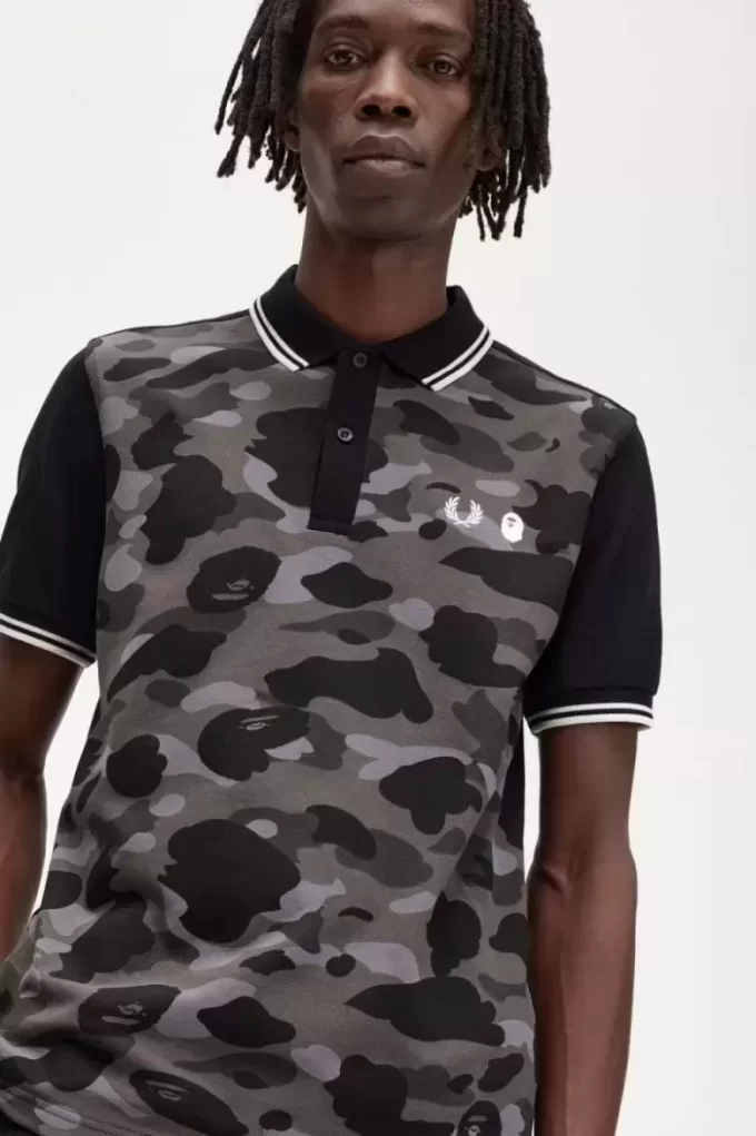 Camouflage Herrenhemd