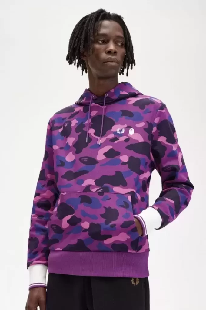 Camouflage-Kapuzenpullover für Herren
