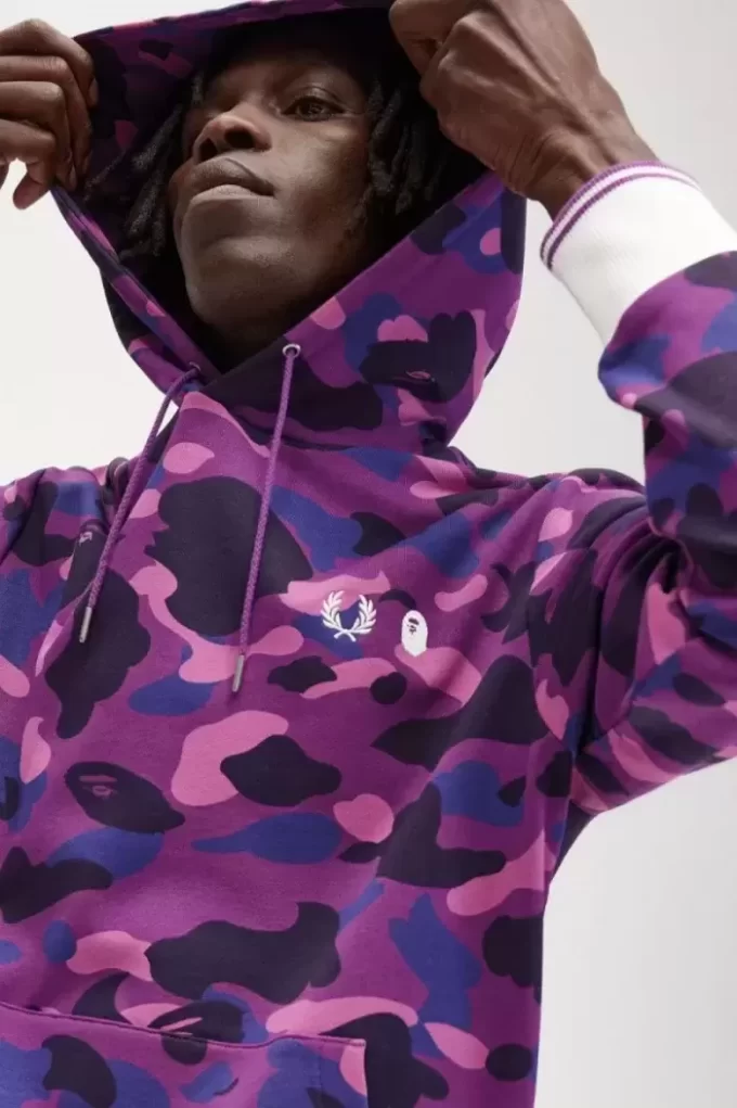 Camouflage-Kapuzenpullover für Herren
