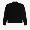 Chenille Grid Damenpullover