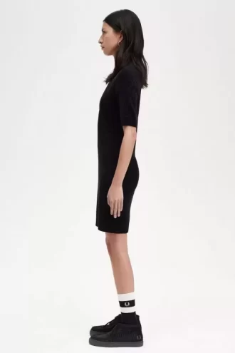 Chenille Rib Damenkleid