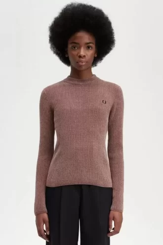 Chenille Rib Damenpullover