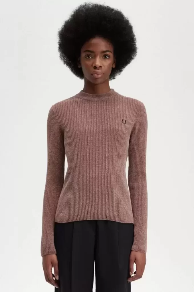 Chenille Rib Damenpullover