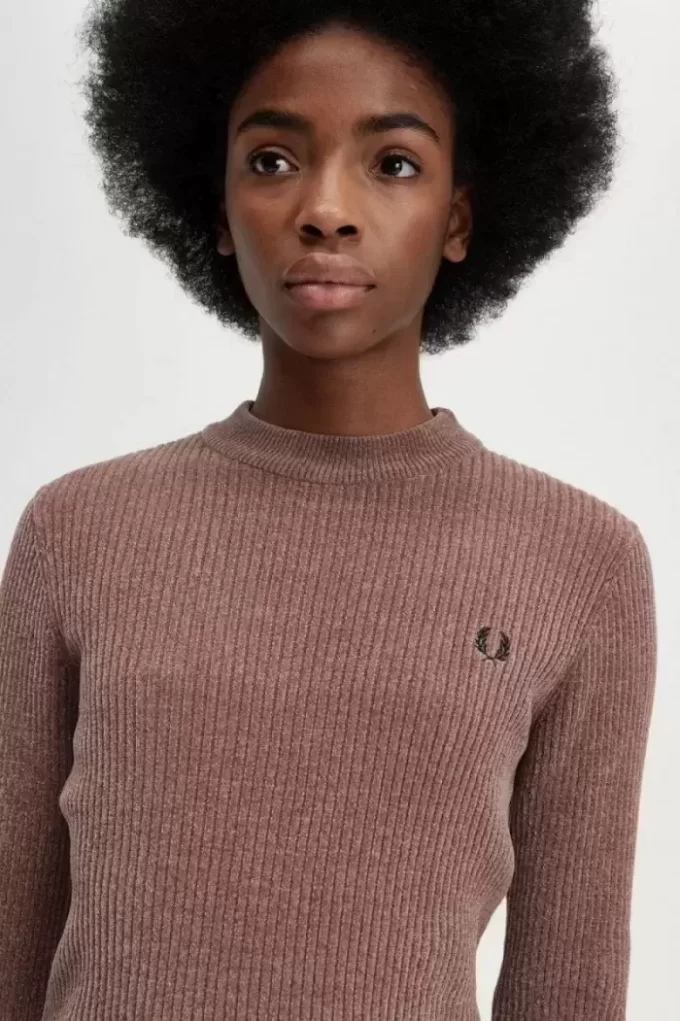 Chenille Rib Damenpullover