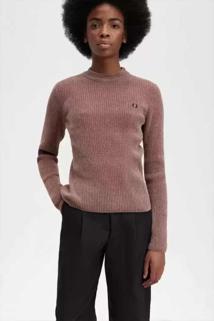 Chenille Rib Damenpullover
