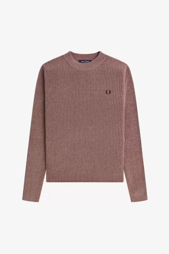 Chenille Rib Damenpullover